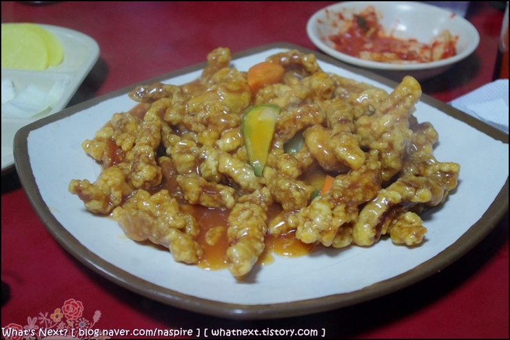 [중랑구맛집/면목동맛집]소셜커머스? 반값? 다 필요없다 짜장면 2000원 탕수육 7000원 짜앤짬 탕수육(서울 중랑구 면목동 117-18)